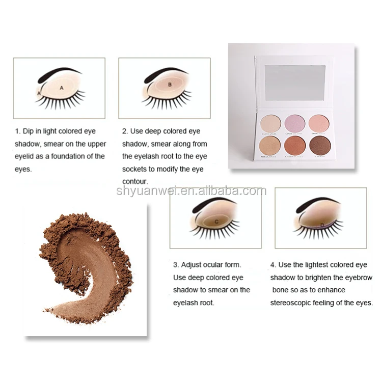 
NE216 high quality private label eyeshadow custom eyeshadow pallets whole sale naked eye shadow eyeshadow palette 