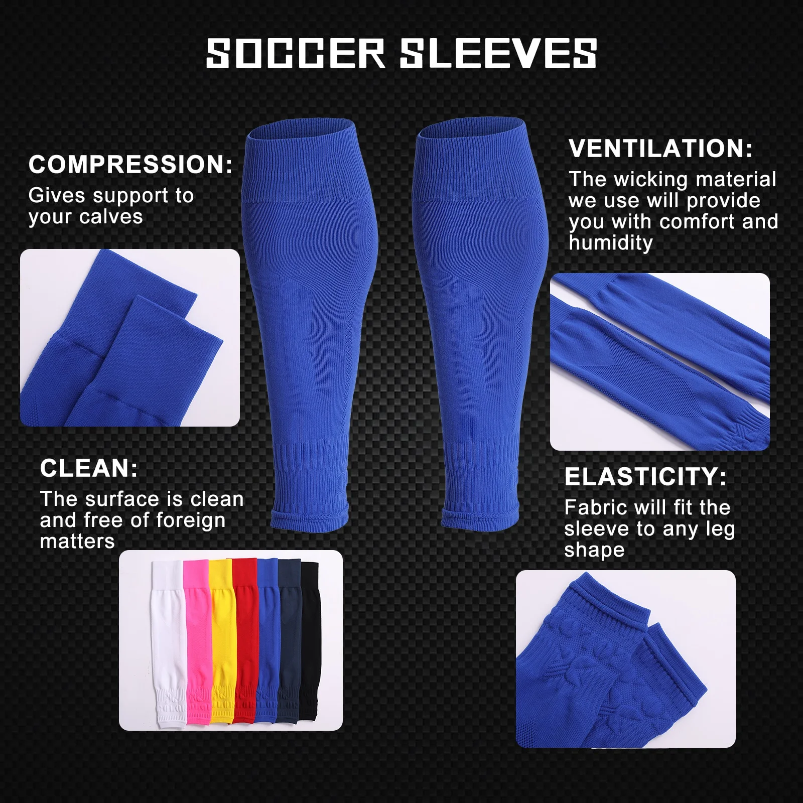 Over Knee Hight Soccer Footless Socks Cycling Half Cut Football Full Leg Calf Support Compression Sleeves Sock