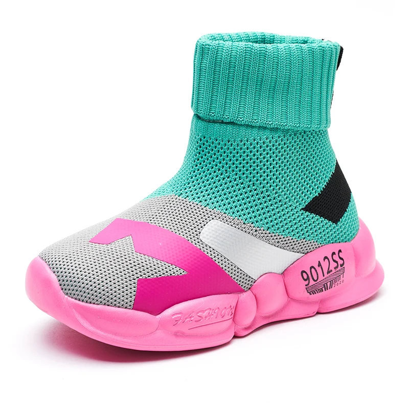 Latest fashional slip on kids toddler child baby socks shoes