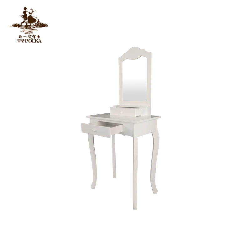 Небольшие белые классические туалетные столы с зеркалом по лучшей цене, Прямая поставка с завода
