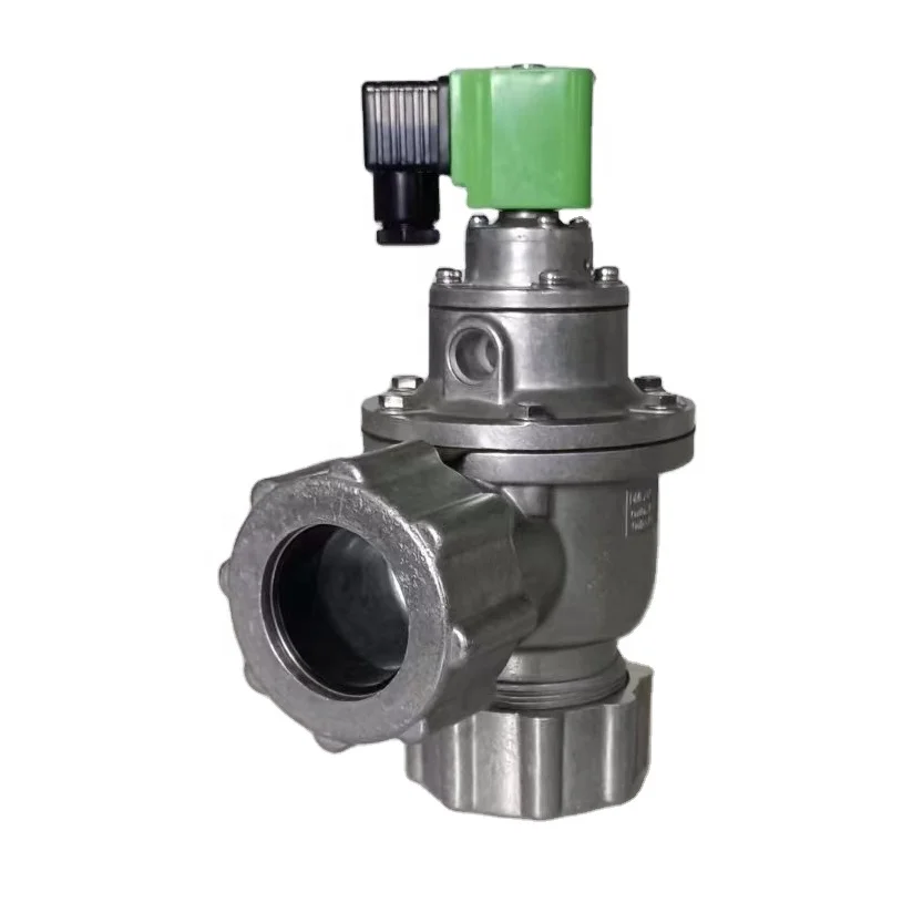 High Quality air Solenoid Diaphragm Pulse Valve 24VDC pilot Coil Right Angle With Nut SBFEC DMF-ZM-40S 1.5 Inch for Boiler Plant