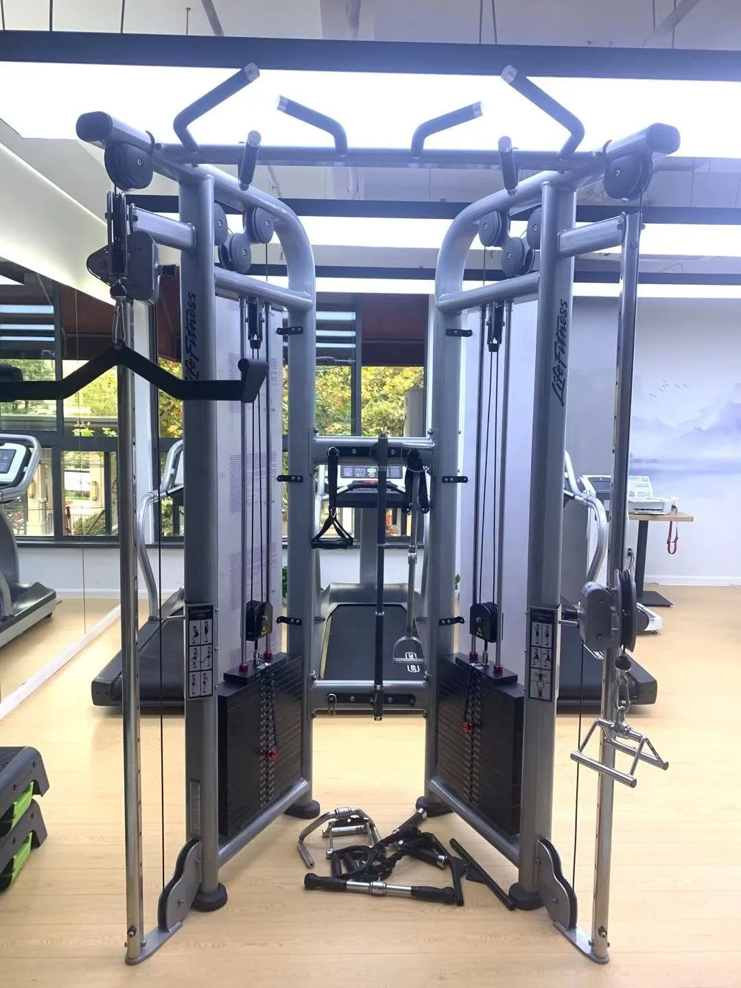 3D Squat rack Power Rack Home Gym Stack Weight Loaded Fitness Equipment Exercise Trainer Machine all in one cable smith machine