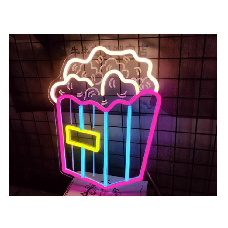 Long Service Life Personalised Shop Name Outdoor Logo Custom Faux Led Neon Signs For Decoration