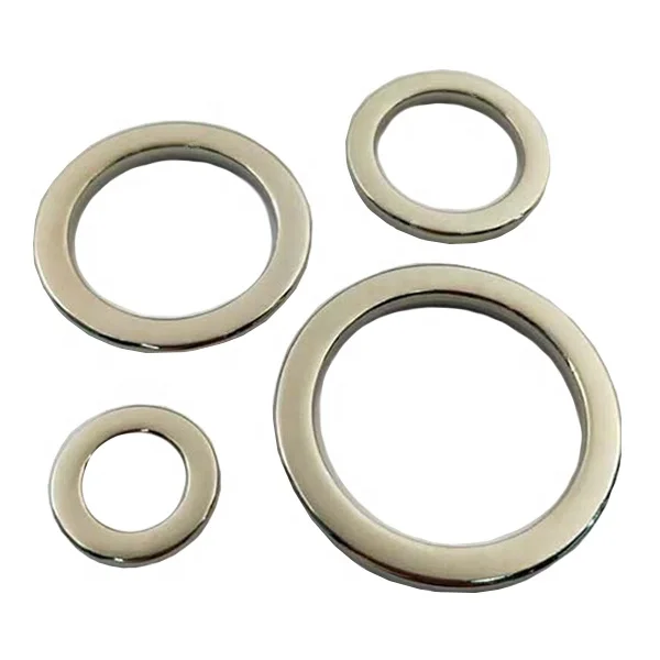 Customized Inner Size 25mm Handbags Hardware dog Accessories Metal Flat O-Ring 30mm
