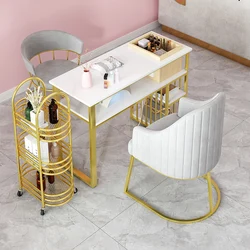 Japanese double deck multi function table and chair set with drawer and socket