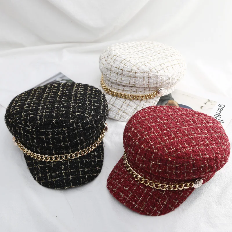 Женская Кепка в клетку