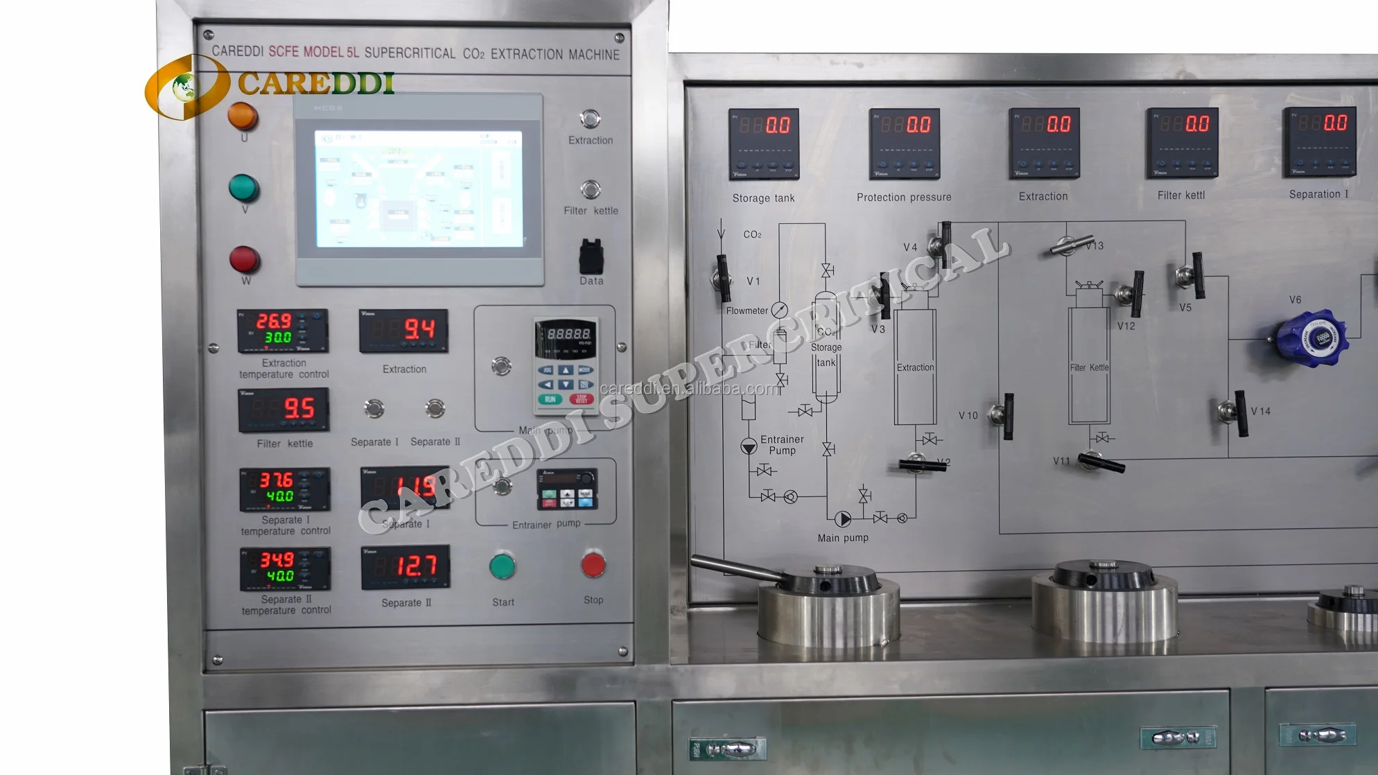 5Liter Supercritical CO2 Extraction Machine With Filter Tank For pepper volatile oil Extraction Plant Equipment For Sale