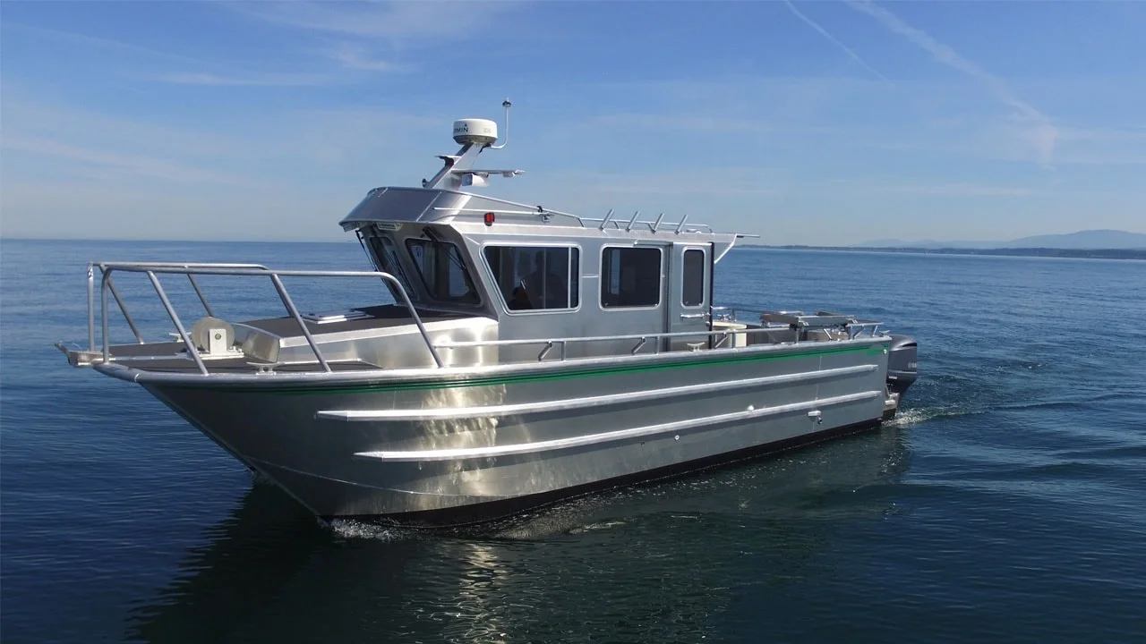 9m aluminum catamaran patrol work boat