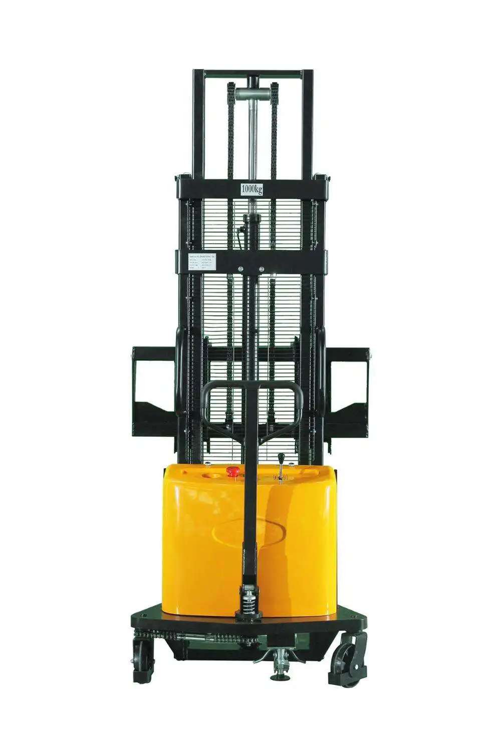 2000Mm Electric Reach Stacker 2 Ton Electric Stacker Controller Semi Manual Stacker
