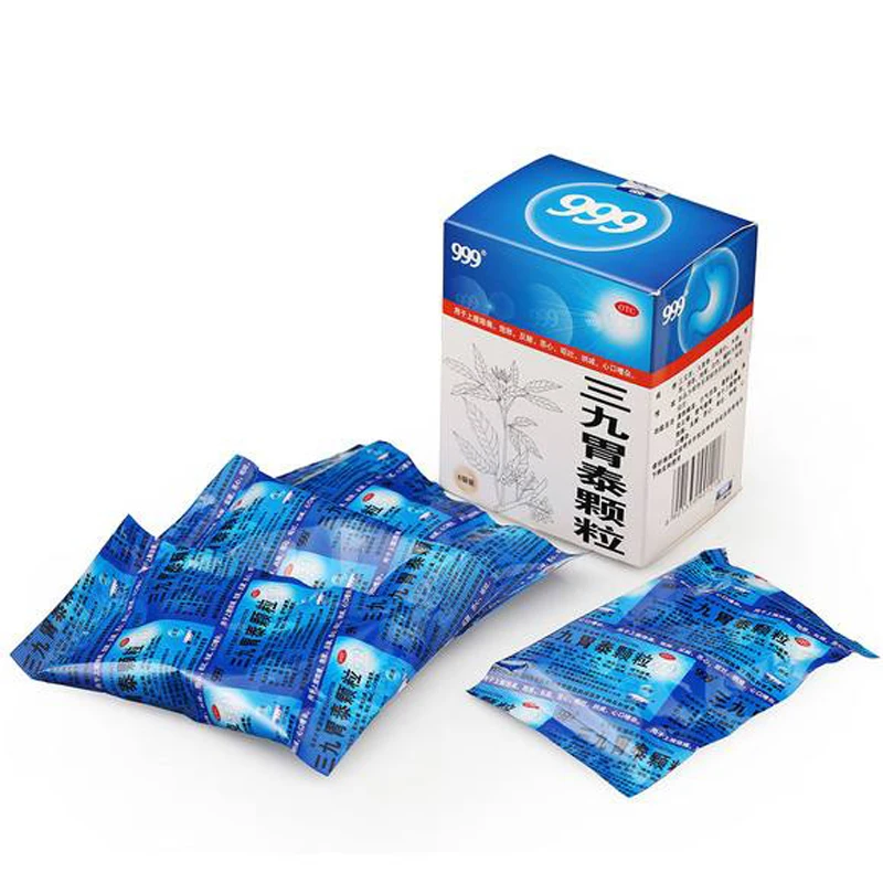 
Traditional Gastritis Chinese herbal preparation San Jiu Wei Tai KeLi 