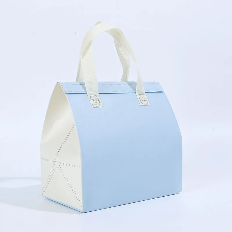 2023 Hot Sale Yellow Tote Bag Custom Printed Recyclable Fabric Non Woven Shopping Bags With Logo