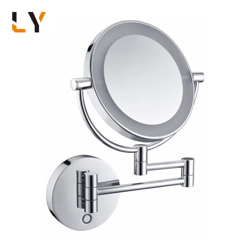 10X Wall Mounted Extension Mirror Double Sided Magnifying Bathroom Makeup Mirror