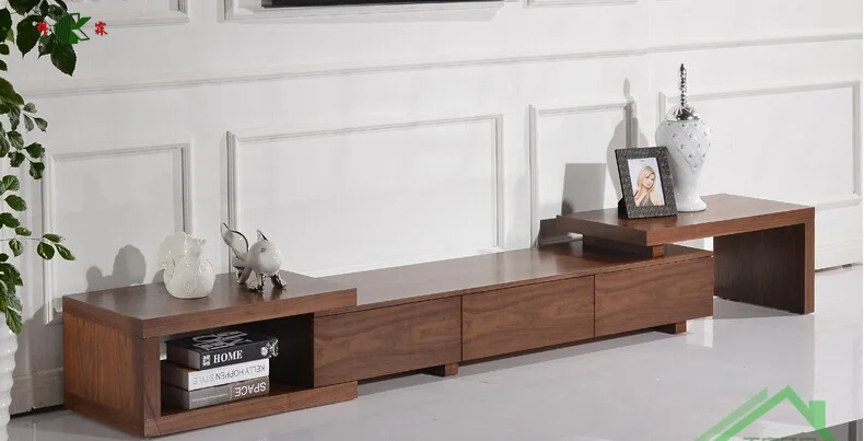 China high quality CARB P2 USA market modern wood TV cabinet