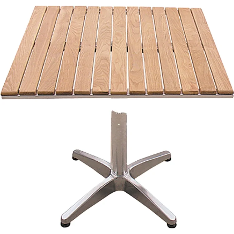 Contemporary design Small furniture fittings leisure diningroom square solid wood table top