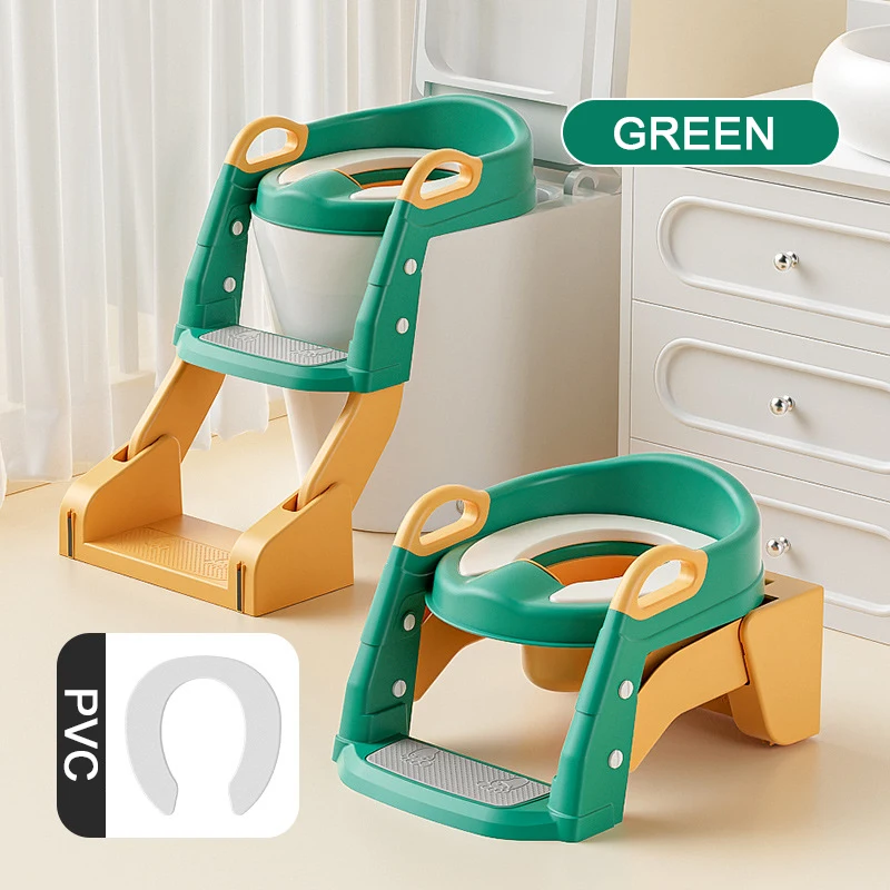 OEM Baby Kids Potty Training Toilet Seat cover Ladder With step stool