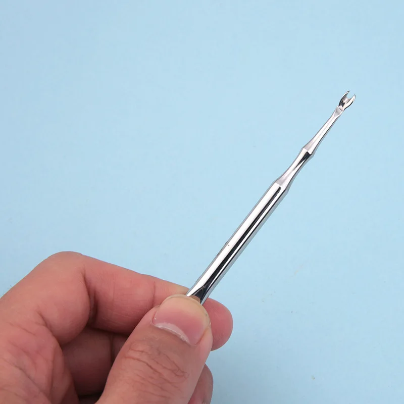 Best quality stainless steel cuticle nail pushers for remover gel polish dead skin