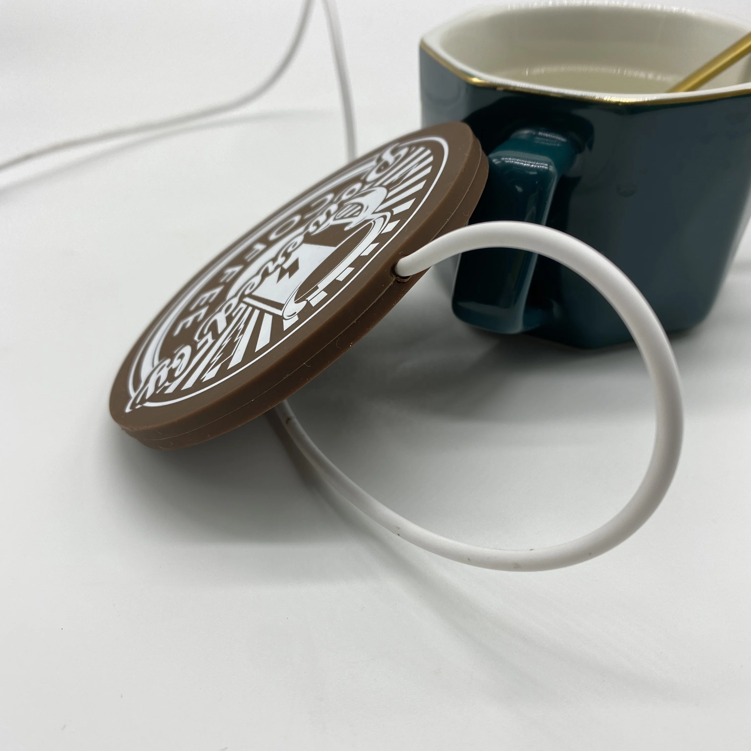Never short circuit USB silicone heating coaster portable warm coffee pad