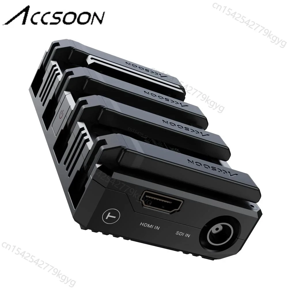 ACCSOON CineView QUAD 150m Wireless Video Transmission System 2.4GHz 5GHz Dual Band support-HDMI SDI for Smartphone Live Stream
