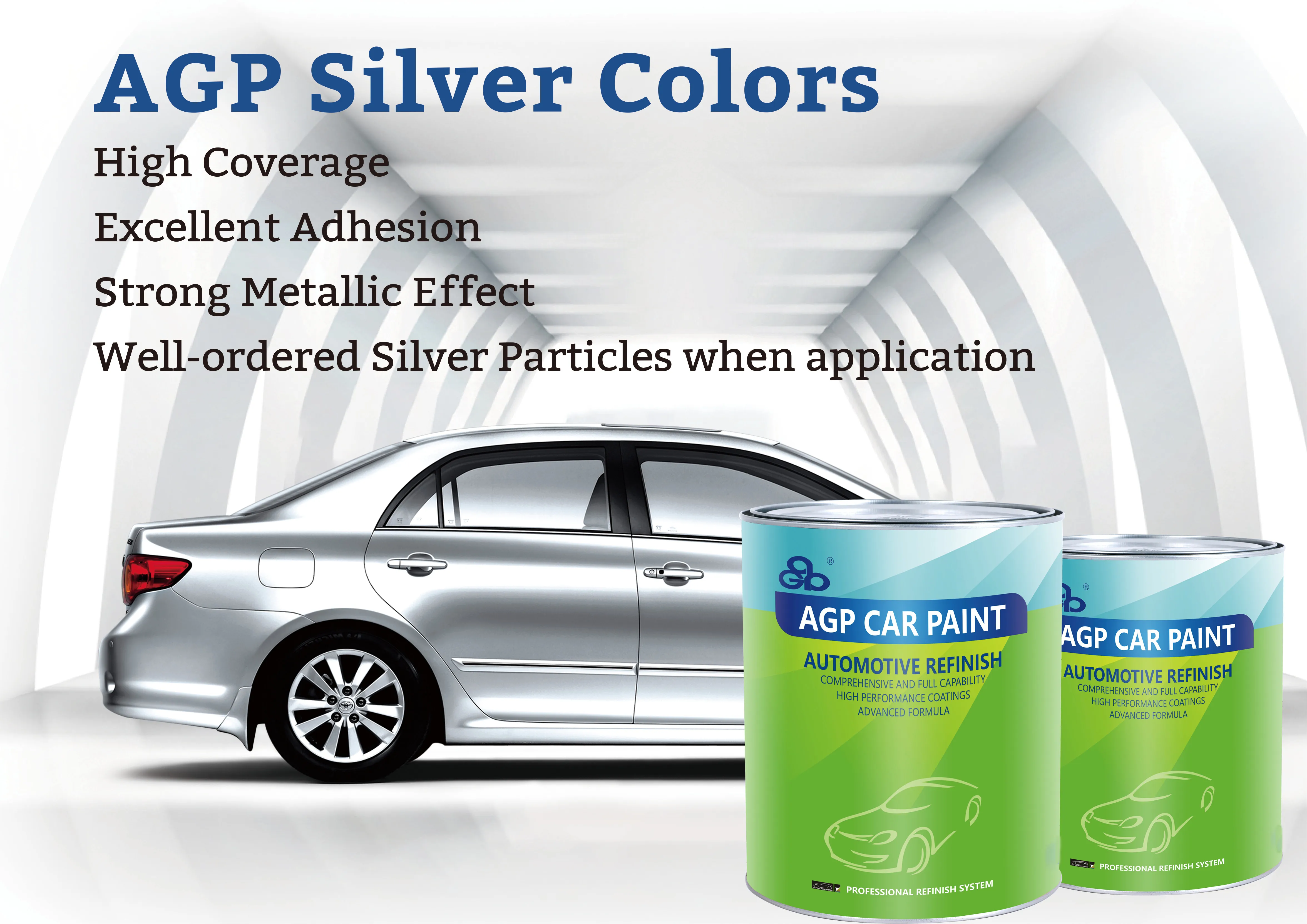 Automotive Painting 2K Auto Car Rrpair Paints Colors Clear Coat Spray Paint
