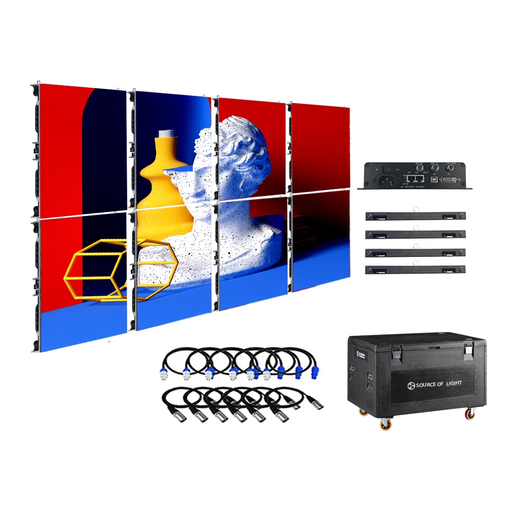 Concert Stage Background Led Display P2.6 P2.976 P3.91 P4.81 Dj Led Video Wall Screen 3840hz Portable Rental Led Screen
