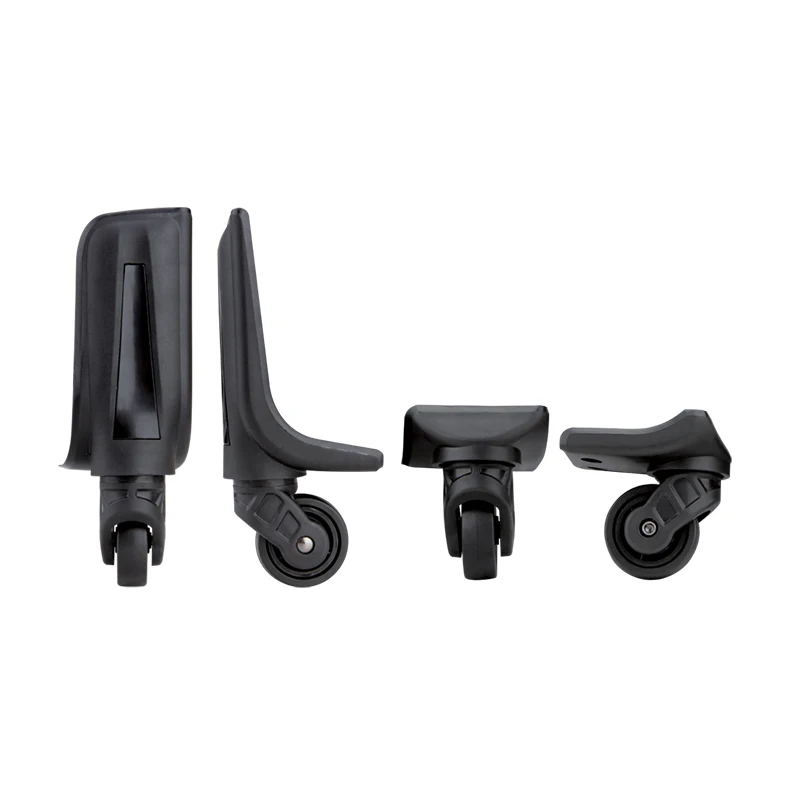 Customized caster folding travel bag accessories roller parts luggage trolley wheels for suitcases
