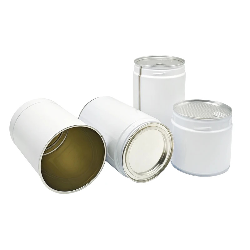 Custom High Quality Multi Colored Food Grade Tin Can For Matcha Coffee Metal Canister Packaging Spice Tea Storage Cans