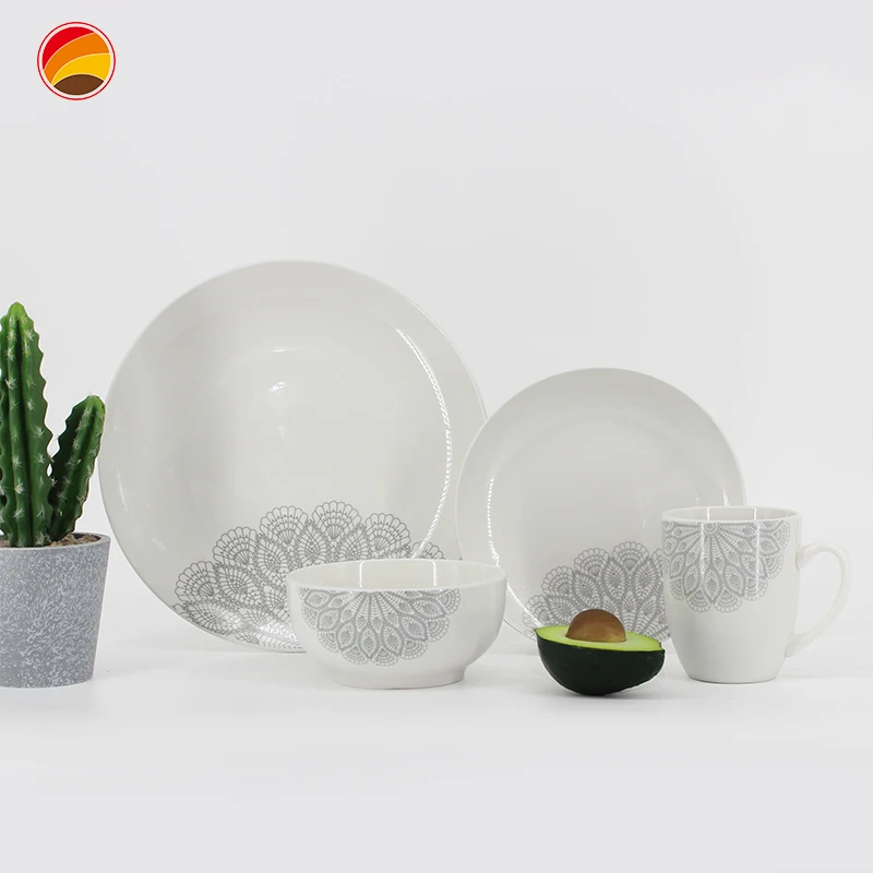 Customized Ceramic Tableware Dinnerware Set Porcelain Dinnerware Manufacturers Elegant China Dinnerware