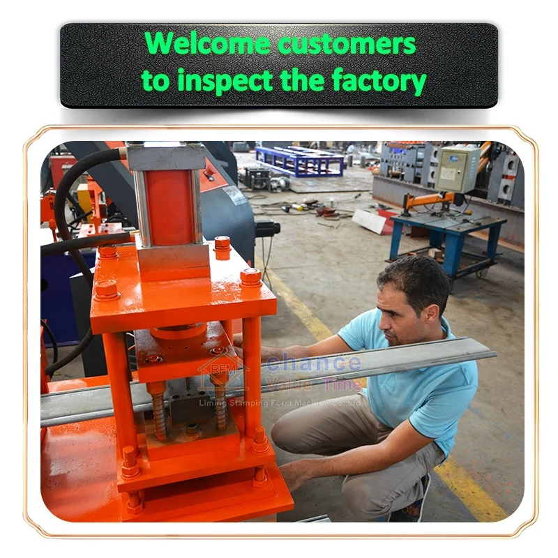 Liming steel frame and purlin making machine cheaper c z purlin channel roll forming machine