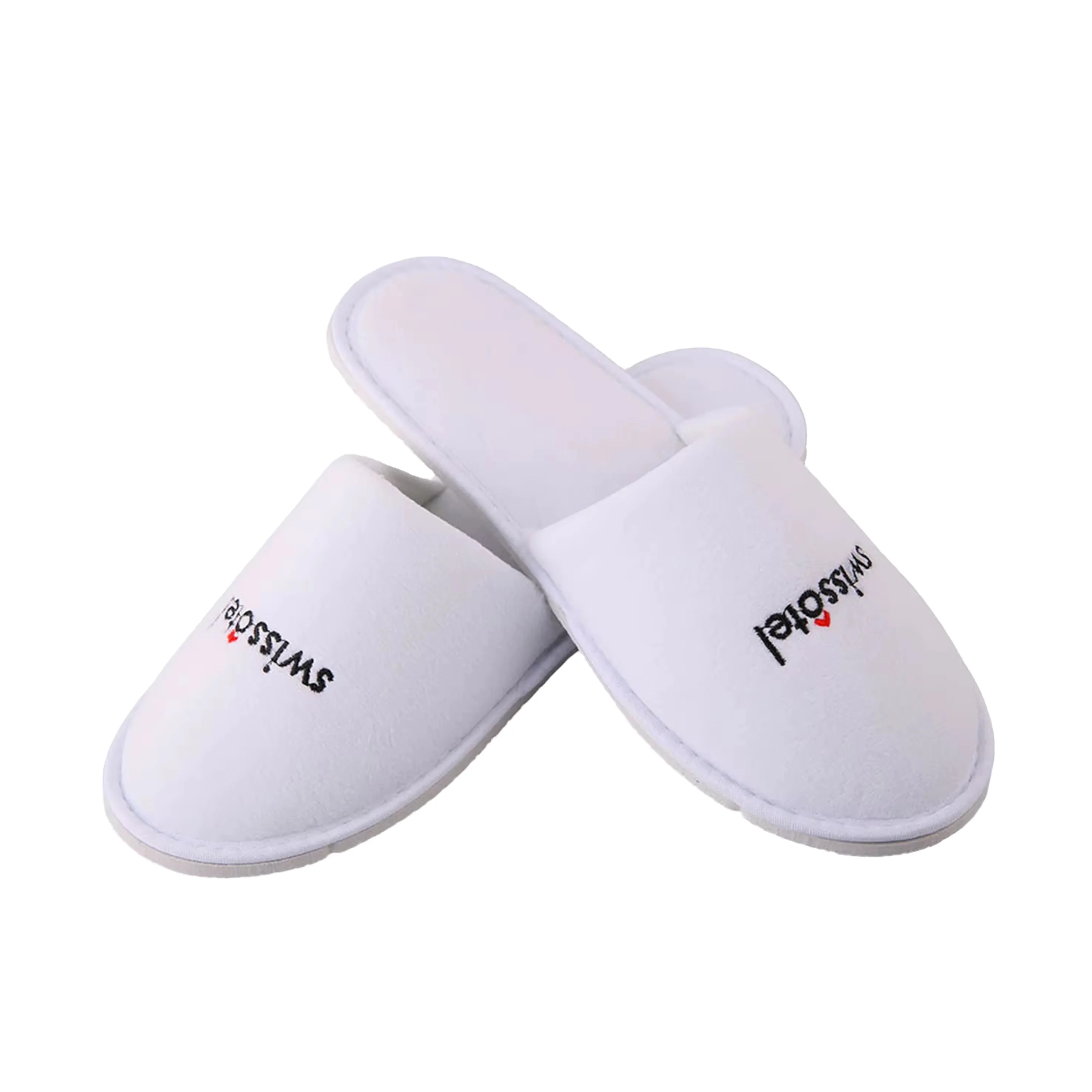 SANHOO New Design Hotel Bath Slippers Large Size Panic Buying Slippers Closed Toe EVA Sole Personalized Fluffy Slippers