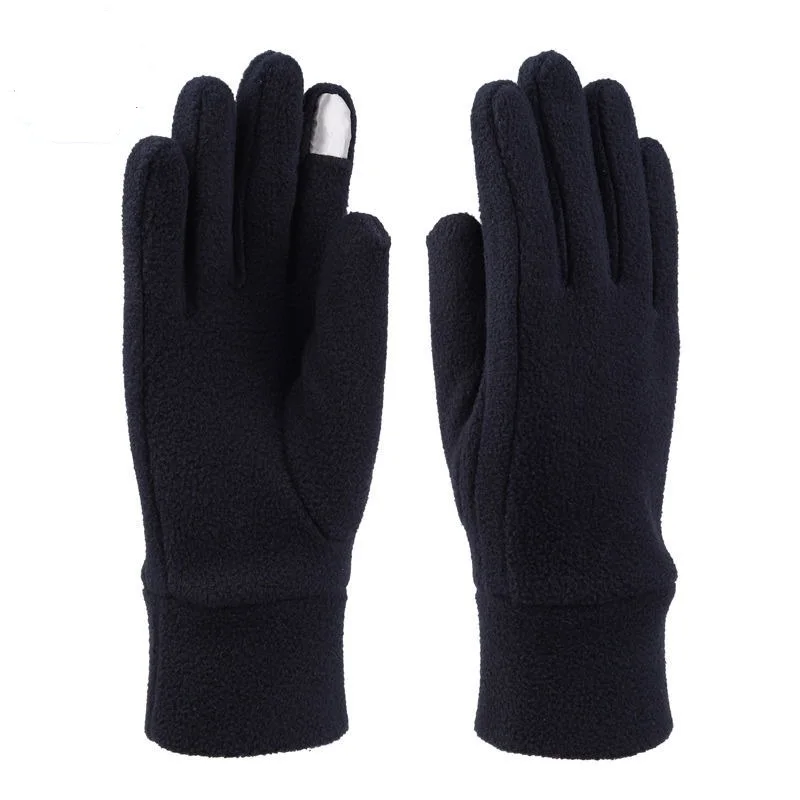 High Quality Outdoor Ski Sports touch screen Fleece Gloves Winter Warm Polar Fleece Gloves