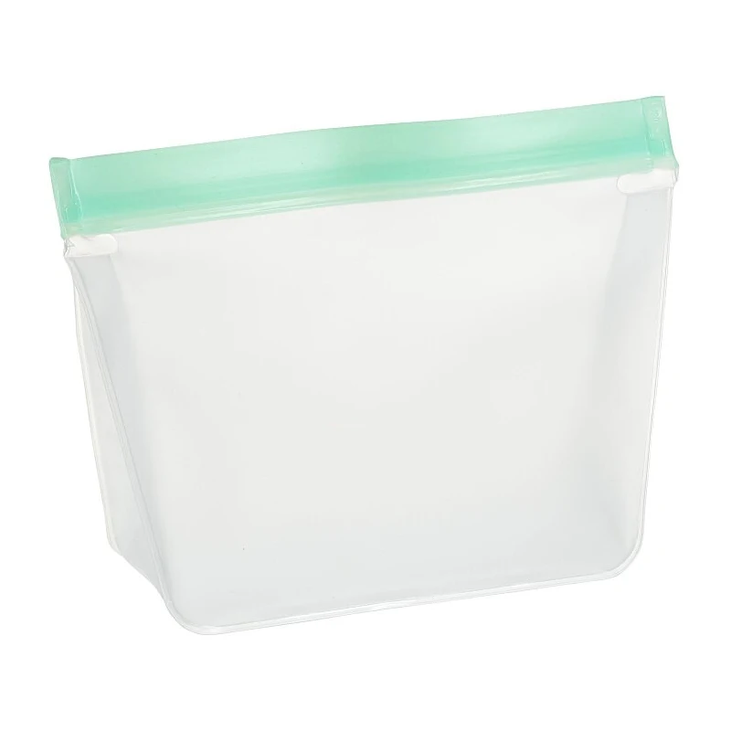 Bpa Free Leakproof Fresh Ziplock Reusable Bag Preservation Packaging Silicone Food Storage Bags