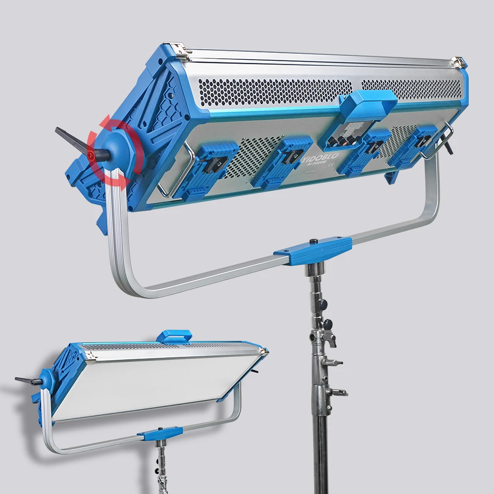 factory selling 500w film shooting light AI-5000BI led lamps photography 50000lm 0-99% brightness panel studio video light