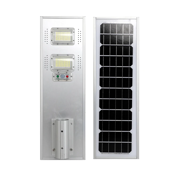 100W 200W Battery Power Panel Lights System Outdoor Dimmable Integrated Led Solar Street Light