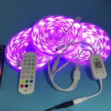 Набор RGB светодиодных лент музыкальный контроллер IP20 IP65 12 В SMD5050 светодиодная