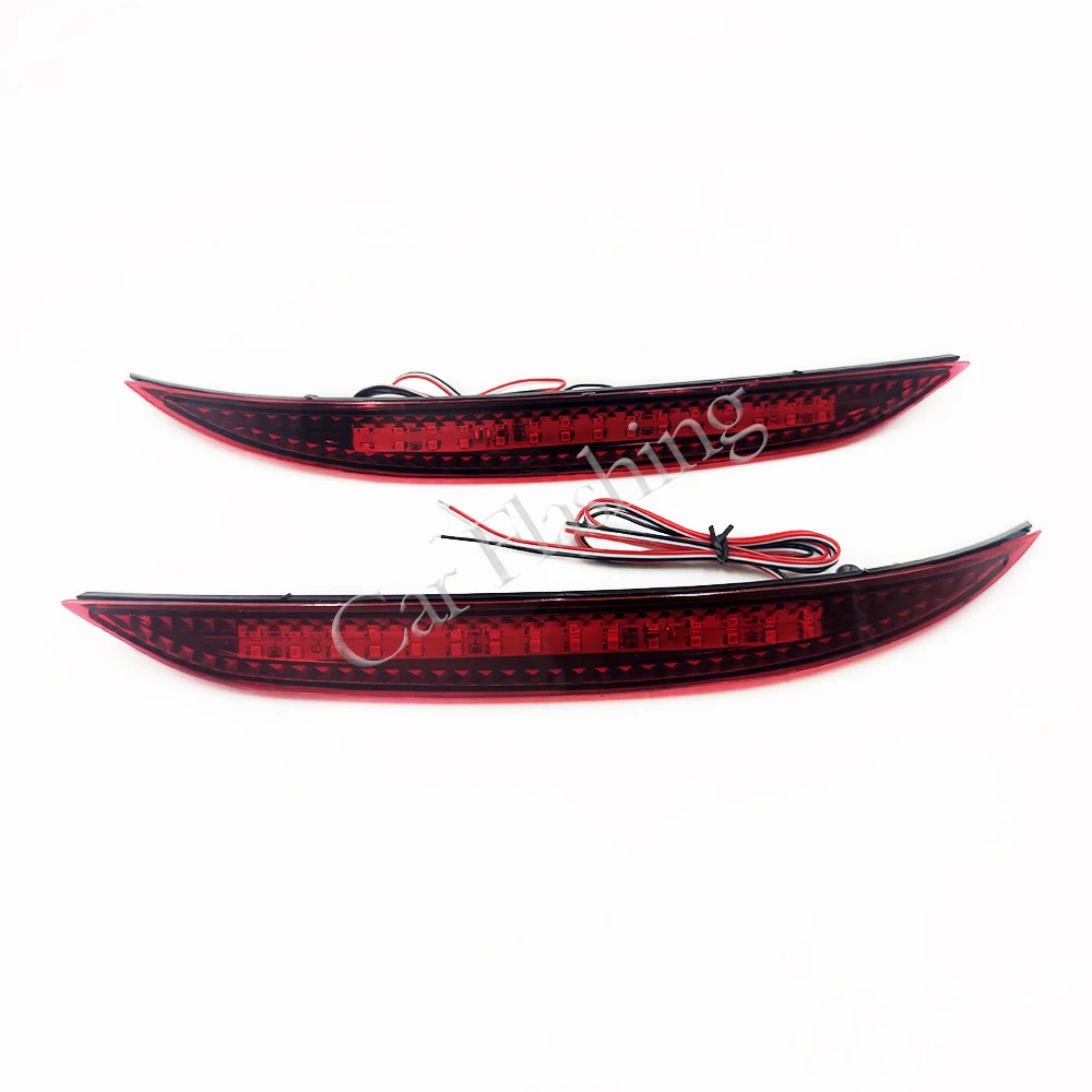For Kia K3 Cerato Forte 2012 2013 2014 Car Red Len Led Rear Bumper Reflector LED Stop Brake Light Tail Fog Parking Lamp