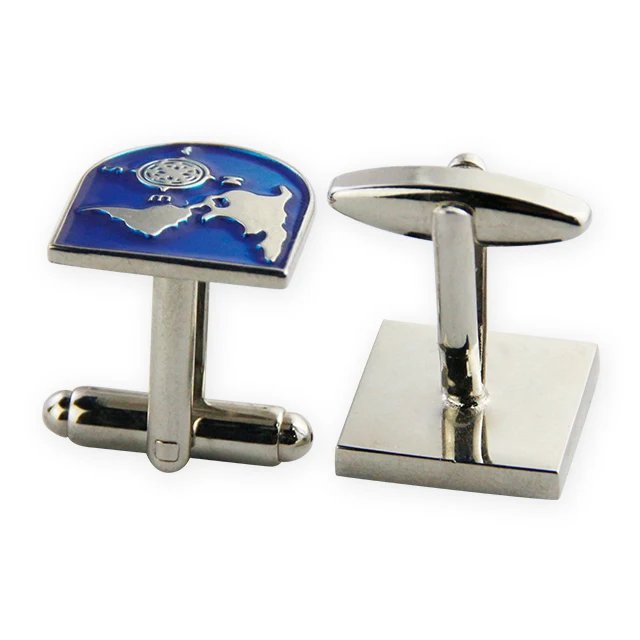 Wholesale Custom Shape Cufflinks For Men Gold And Silver Cufflink Cufflinks For Men Unisex