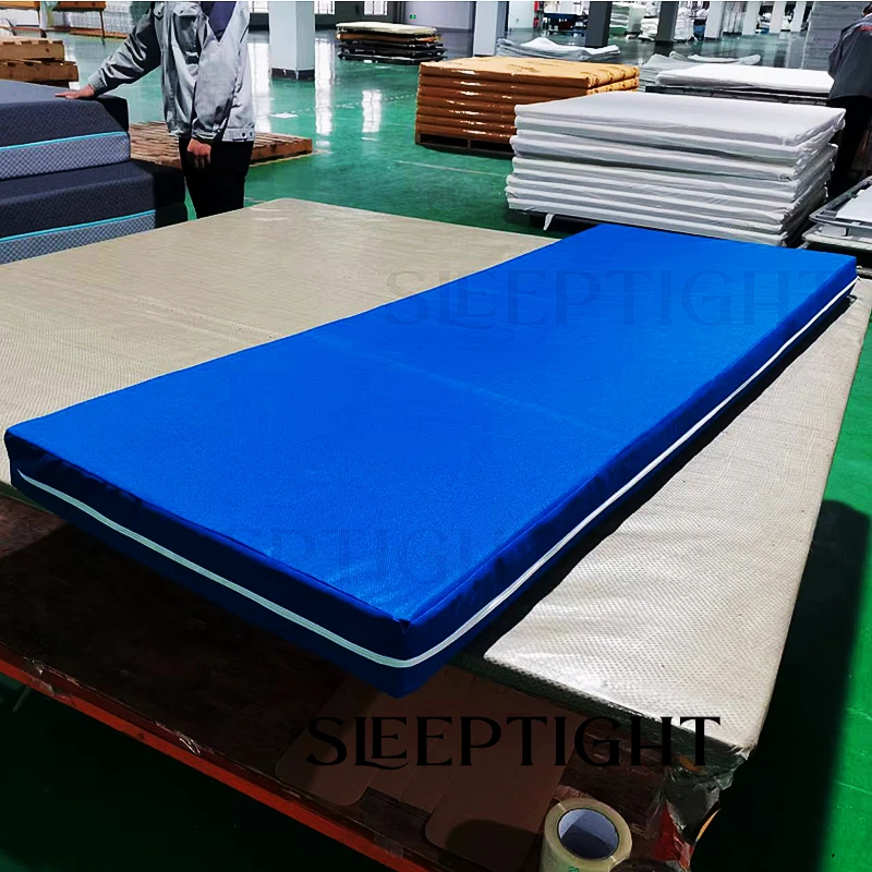 Sleeptight Buy Temporary Cheap Thin Prison Refugee Gel Bed Memory Foam Mattress Topper pad
