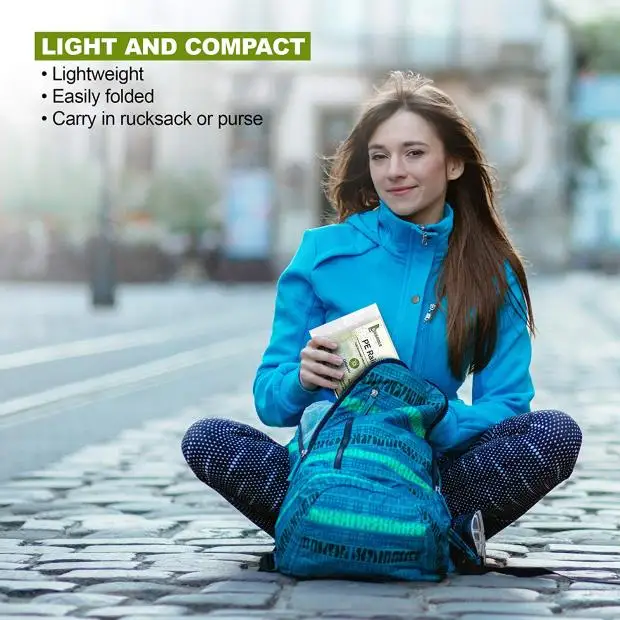 
Phthalates free LDPE outdoor rain poncho 