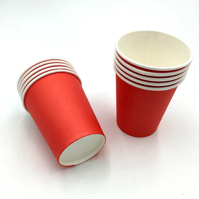 
china custom printing disposable biodegradable paper cone cup for hot drinks 
