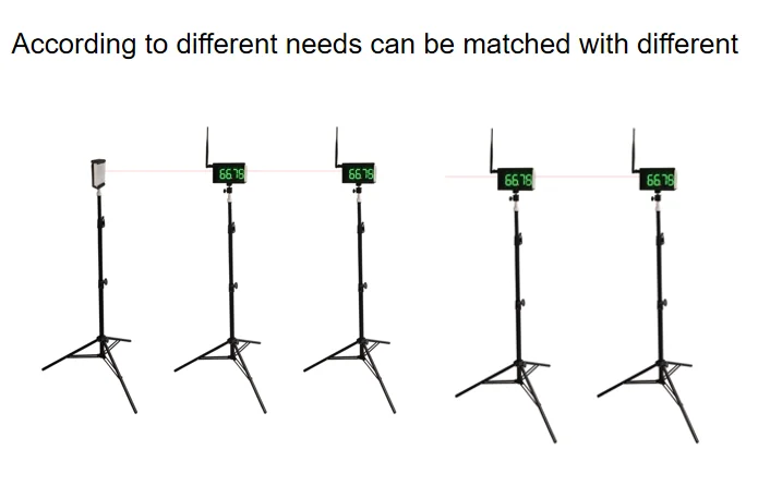 Precision Track Laser Timer Multiple Lanes Race Timer Electronic Laser Timer for Track for Accurate Race Timing