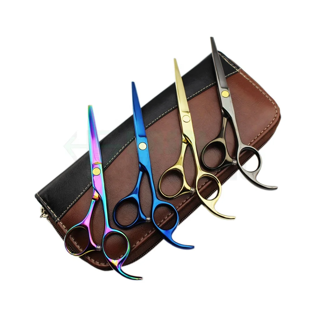 High quality Japan professional New Green barber hairdresser scissor & thinning scissor by Hasni Surgical CE / ISO