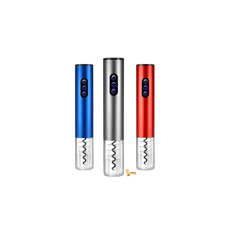 2022 New Trending Product High Quality Kitchen Supplies Stainless Steel Bottle Corkscrew Electric Custom Wine Bottle Opener