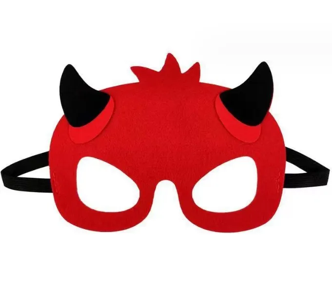 Хорошая цена маска для праздничной вечеринки Мультяшные фетровые маски детской