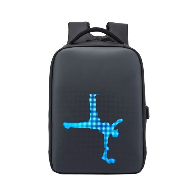 LED Backpack Customizable Led Screen Hard Case Laptop Backpack with Screen Digital Smart Model One