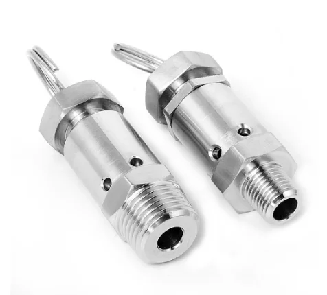 High Quality Air compressor parts Stainless steel safety valve relief valve