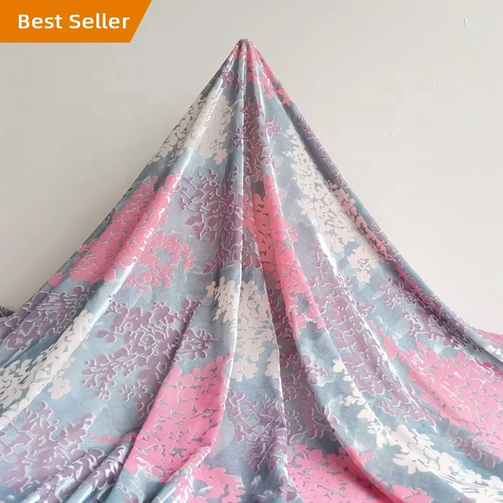 
2021 new design white bridal burnt orange lace fabric for wedding scarf 