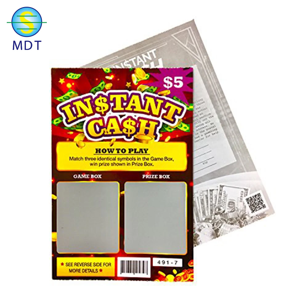
MDT A scratch off cards plastic pvc card promotion 