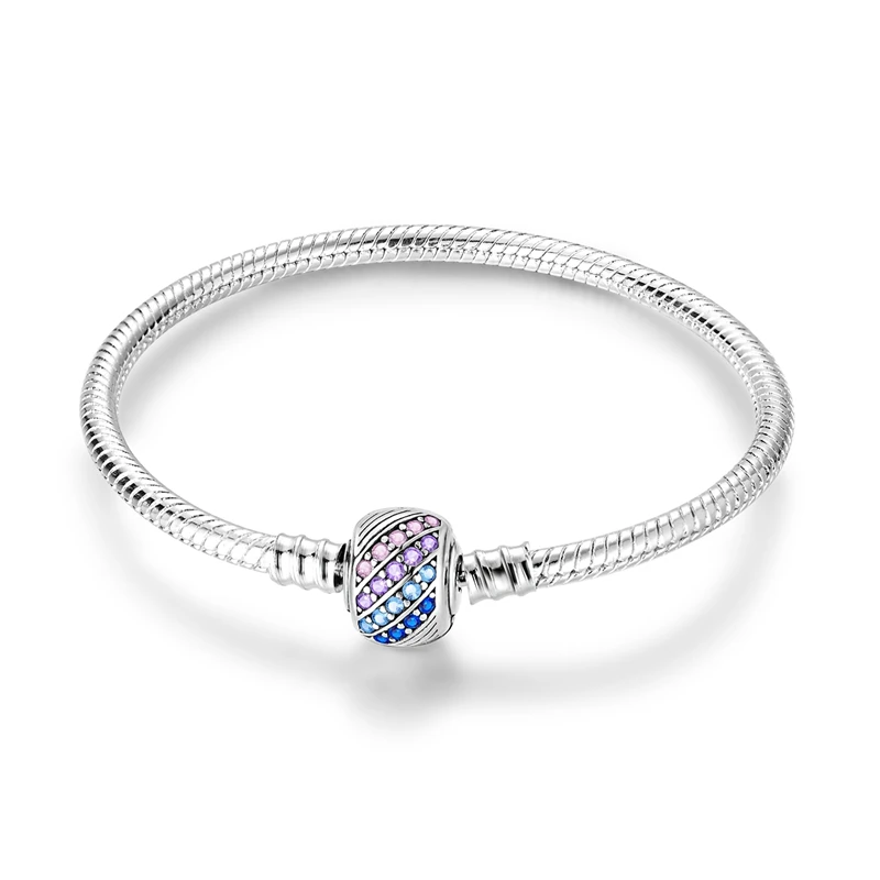 Oem на заказ Braccialetti, оптовая продажа, модный браслет с подвесками, 925 стерлингового серебра для изготовления ювелирных изделий, дизайн логотипа