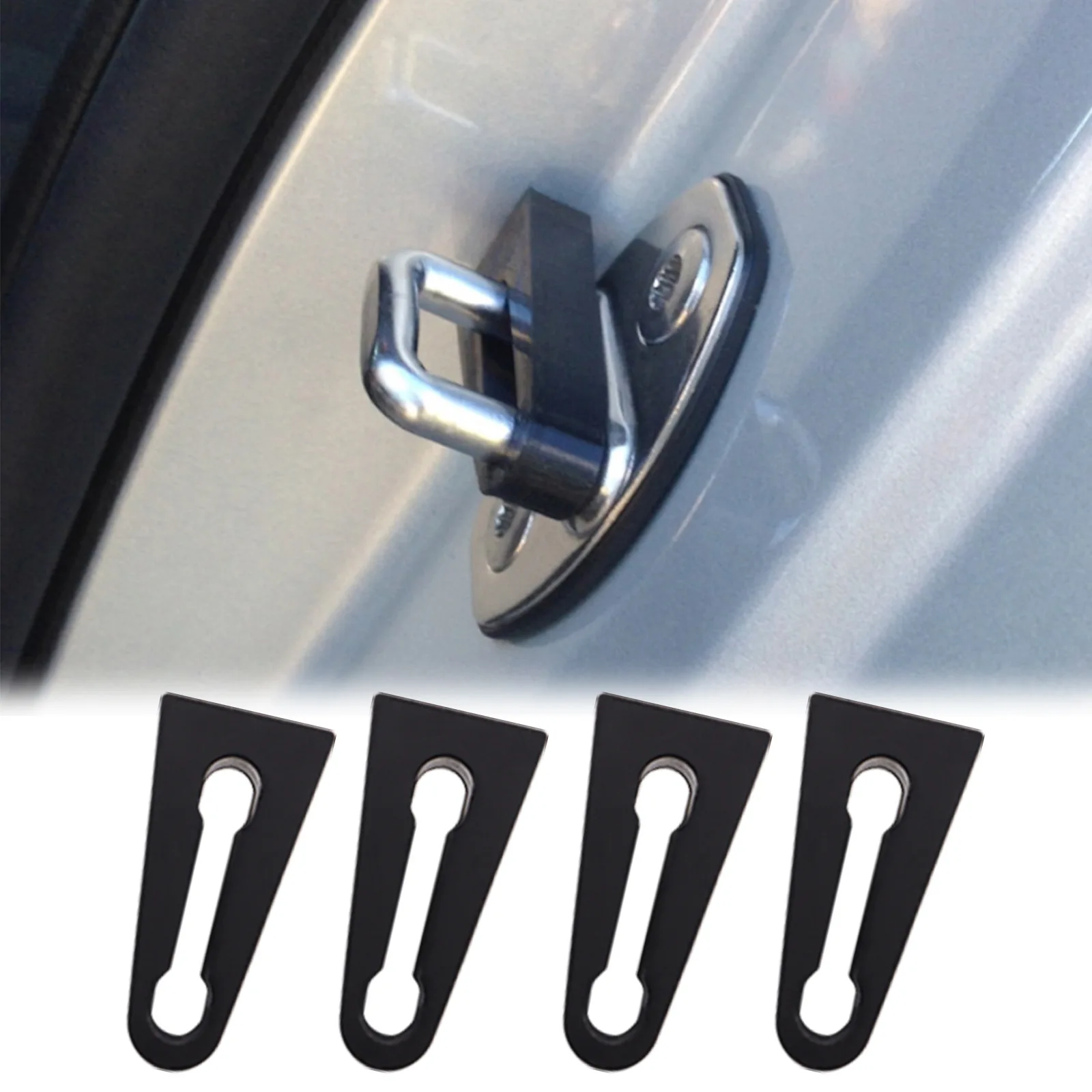 Universal Car Door Lock Damper Buffer For Toyota Nissan VW Hyundai KIA Peugeot Deadener Seal Shock-Absorbing 2004 2020 2023 2024