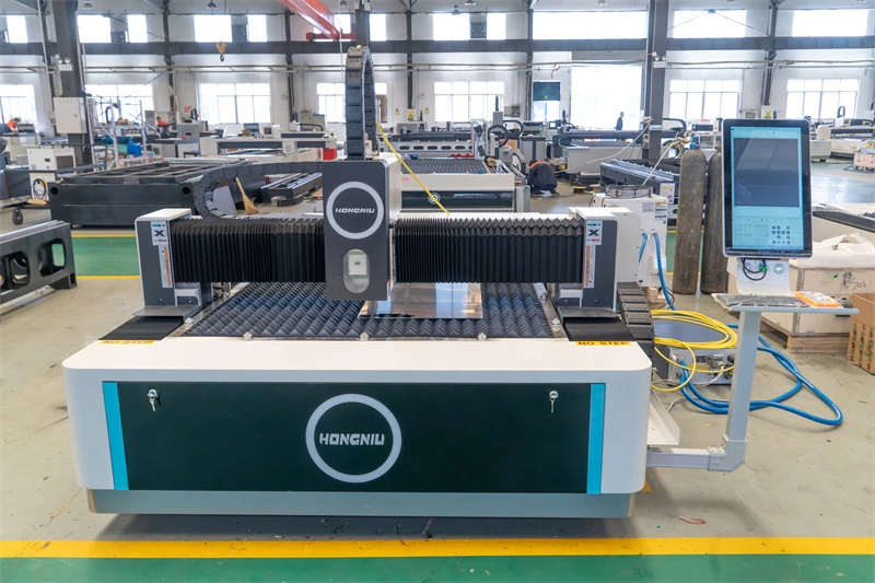 JINAN HONGNIU 6020F FIBER LASER CUTTING MACHINE